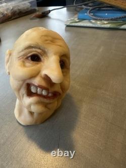 Fageol Toy Company Fageol Car Company Mid Century Puppet Head Scary Vintage 6104