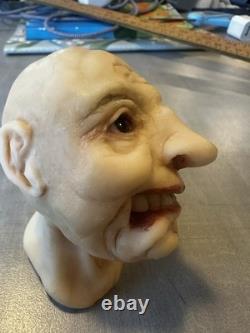 Fageol Toy Company Fageol Car Company Mid Century Puppet Head Scary Vintage 6104
