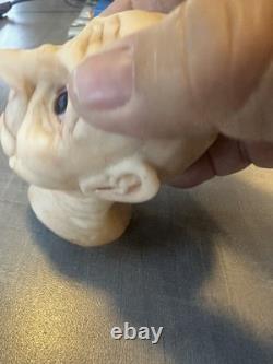 Fageol Toy Company Fageol Car Company Mid Century Puppet Head Scary Vintage 6104