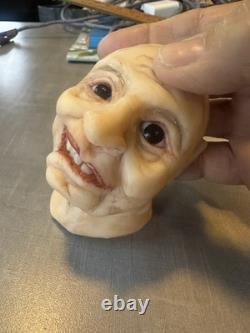 Fageol Toy Company Fageol Car Company Mid Century Puppet Head Scary Vintage 6104