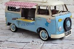 Fast Food Ice Cream Truck 118 Scale Car Model Diecast Gift Toy Vehicle Figurine