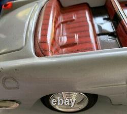 Ferrari 250 GT BANDAI Gear shift Japan w Box tinplate car rare battery operated