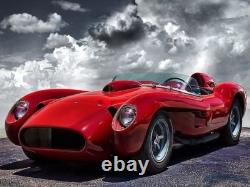 Ferrari Race Car Le Mans Racing12Racer18Custom Built TIN Metal Body1 24Model