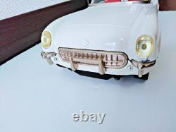 Fifties Corvette 1953 Japan Tin Toy Vintage-Style Convertible Car Near-Mint with B