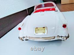 Fifties Corvette 1953 Japan Tin Toy Vintage-Style Convertible Car Near-Mint with B