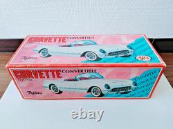 Fifties Corvette 1953 Japan Tin Toy Vintage-Style Convertible Car Near-Mint with B