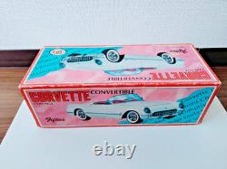 Fifties Corvette 1953 Japan Tin Toy Vintage-Style Convertible Car Near-Mint with B