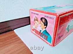 Fifties Corvette 1953 Japan Tin Toy Vintage-Style Convertible Car Near-Mint with B