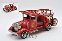 Fire Engine Dream Truck Vintage Antique 1931 Tin Metal Model 24 Pumper Car 6 Art