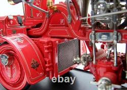 Fire Engine Truck Vintage Classic Antique Red Metal Pumper Car Pickup Promo