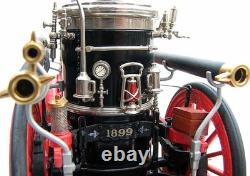 Fire Engine Truck Vintage Classic Antique Red Metal Pumper Car Pickup Promo