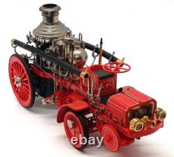 Fire Engine Truck Vintage Classic Antique Red Metal Pumper Car Pickup Promo