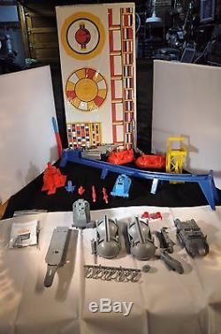 Fireball XL5 Space City Set withShips, Box, extra Figures, Space Car, etc, 1964