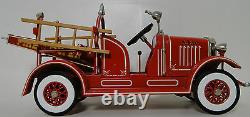 Ford Fire Engine Truck Pedal Car Too Small to Ride On Metal Body Model