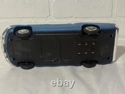 Ford Mustang Mach 1 Blue Tin Friction Car 11 Takatoku TT withbox Made in Japan