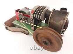 Freeman Brown Rarest 1st Stirling Hot Air Toy Ever Made Antique Steamroller Car