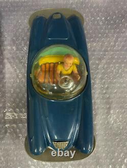 Futuristic Roadster Linemar / Kuramochi Japanese friction tin car toy vintage