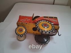 GI JOE Jouncing Jeep TIN TOY CAR CR5-4065 Atomic Brakes Supersonic Speed 1940s