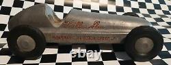 GIFT FROM WILBUR SHAW INDIANAPOLIS 500 toy RACE CAR to Rose Ann inscribed