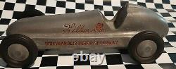 GIFT FROM WILBUR SHAW INDIANAPOLIS 500 toy RACE CAR to Rose Ann inscribed