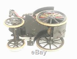Gunthermann c 1900 tinplate toy wind up/clockwork horseless carriage auto, car