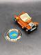 HOT WHEELS Redline Hot Heap Orange w Original Button Vintage Toy Car VTG