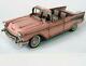 Hand Made Vintage Pink 1957 Chevrolet Bel Air Nomad 1/10 Scale Figurine Artwork