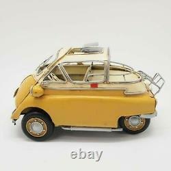 Hand Made Vintage Tin Toys Bmw Isetta 250 Tinplate Metal Collector Edition Gift