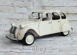 Handcrafted Detailed Vintage 1950 Citroen 2CV Car Automobile Hot Cast Decor Art