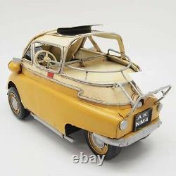 Handcrafted Jayland Yellow BMW Isetta 112 Deutschland Bundespost Figurine Deal