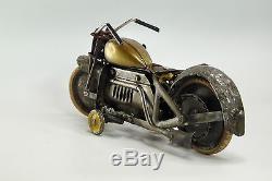Harley Davidson tin motorcycle car windup Japan