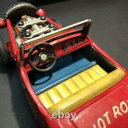 Hot Rod Tin Friction Car Vintage Japan T. N Nomura