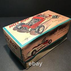Hot Rod Tin Friction Car Vintage Japan T. N Nomura
