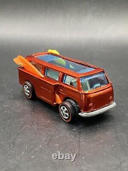 Hot Wheels REDLINE RESTORED'69 BEACH BOMB Blood Red Hong Kong Vintage Toy Car