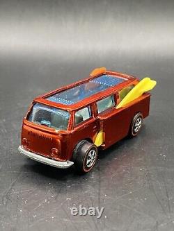 Hot Wheels REDLINE RESTORED'69 BEACH BOMB Blood Red Hong Kong Vintage Toy Car