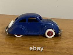 Hubley Chrysler Airflow Cast Iron Toy Car Vintage Toy A4-43