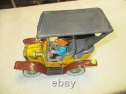 Hubley Mr Magoo Tin Litho Car Does Not Work 1961 With Canopy Read