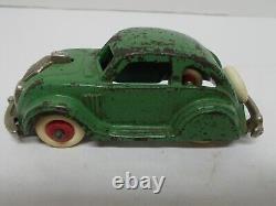 Hubley Take-Apart Car Chrysler Airflow 4½ Long, Rubber Tires with Wood Wheels