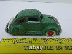 Hubley Take-Apart Car Chrysler Airflow 4½ Long, Rubber Tires with Wood Wheels