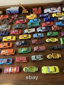 Huge Lot 134 Vintage Toy Cars VEHICLES Airplane Hot Wheels Tootsie Toy Redline