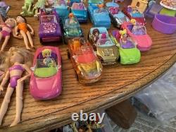 Huge Lot of Vintage 2000s Polly Pocket Cars Dolls Figures Accessories See Pics