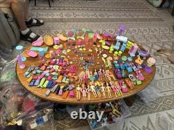 Huge Lot of Vintage 2000s Polly Pocket Cars Dolls Figures Accessories See Pics