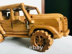 Hummer Car Wooden Wood Vintage Cars Handmade Handcrafted Toys Made in Sri Lanka
