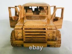 Hummer Car Wooden Wood Vintage Cars Handmade Handcrafted Toys Made in Sri Lanka