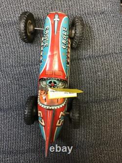 I. Y. Metal Toys Eagle Racer #57 Car Made In Japan 1950 Large 10''1/2