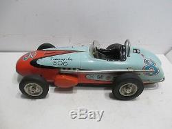INDIANAPOLIS 500 RACE CAR WITH JACKS LARGE 15 LONG VG CONDITION scarce