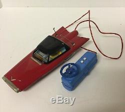Ichida Ford Gyron 12 Tethered Battery OP Concept Car Japan 1960s tin toy LOT