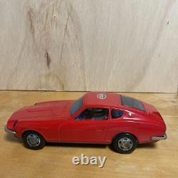 Ichiko Japan Vintage Large Tin Toy Car Friction Type Nissan Fairlady Z Red Retro