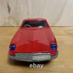 Ichiko Japan Vintage Large Tin Toy Car Friction Type Nissan Fairlady Z Red Retro