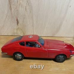 Ichiko Japan Vintage Large Tin Toy Car Friction Type Nissan Fairlady Z Red Retro